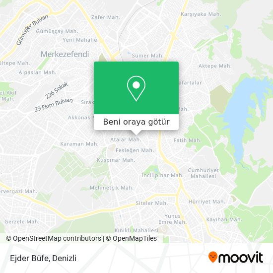 Ejder Büfe harita