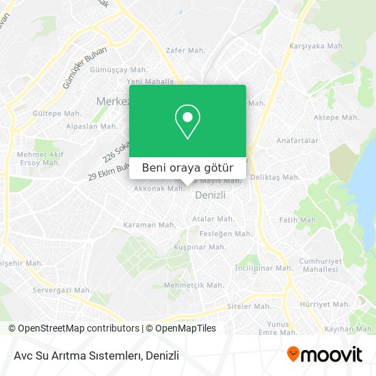 Avc Su Arıtma Sıstemlerı harita