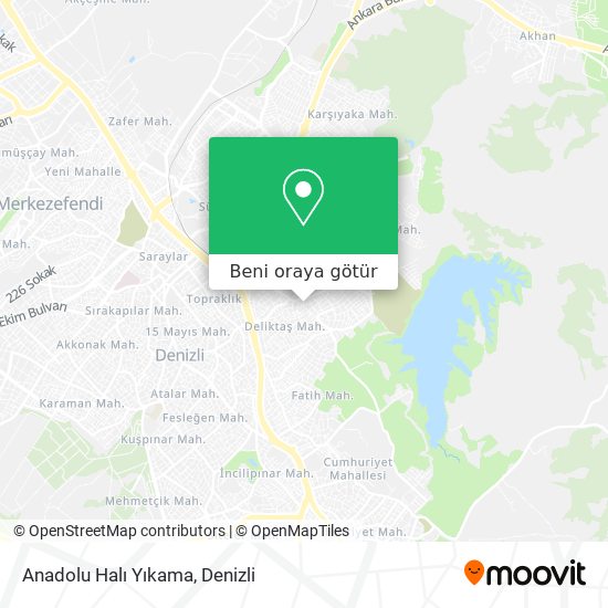 Anadolu Halı Yıkama harita
