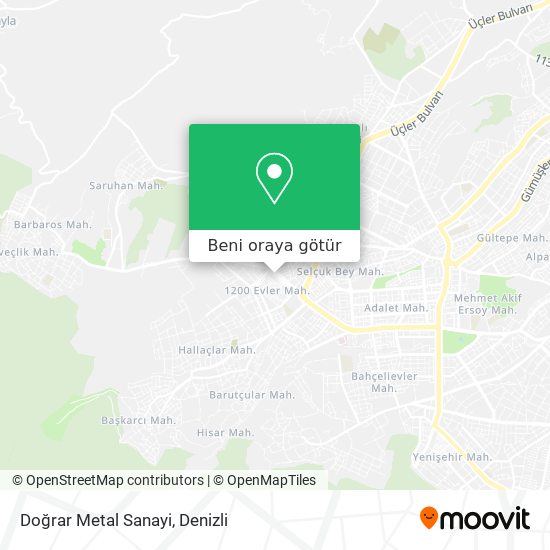 Doğrar Metal Sanayi harita