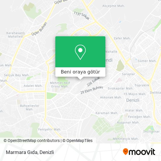 Marmara Gıda harita