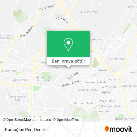 Karaoğlan Pen harita