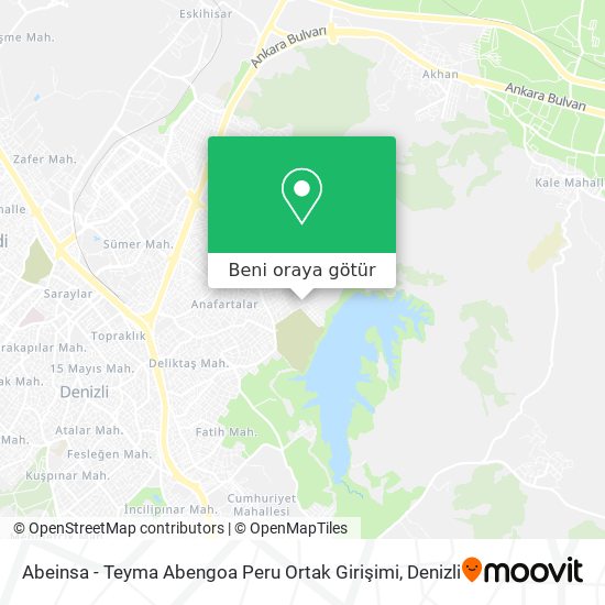 Abeinsa - Teyma Abengoa Peru Ortak Girişimi harita