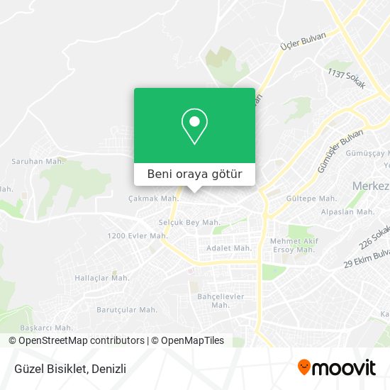 Güzel Bisiklet harita