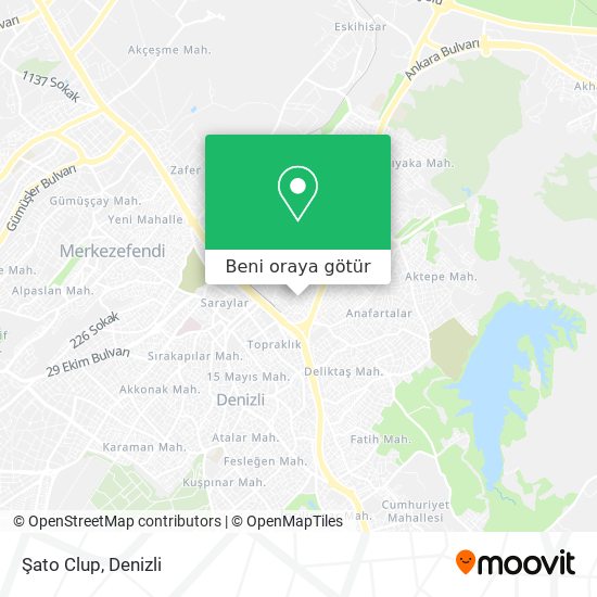 Şato Clup harita