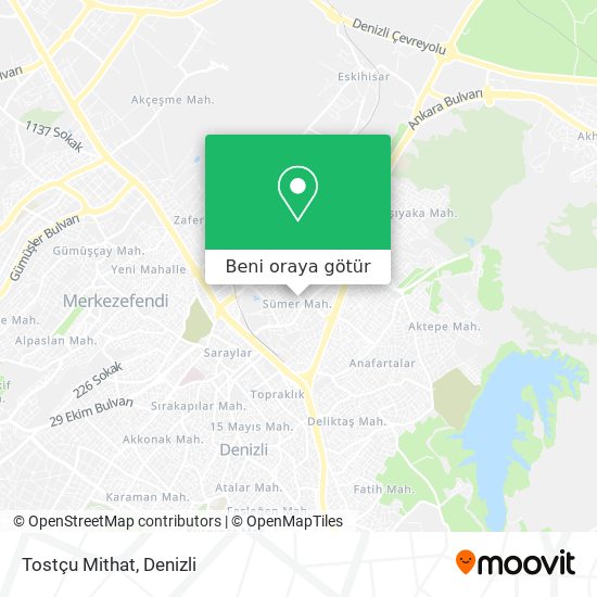 Tostçu Mithat harita