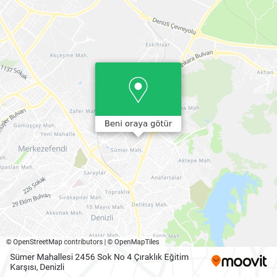 Sümer Mahallesi 2456 Sok No 4 Çıraklık Eğitim Karşısı harita