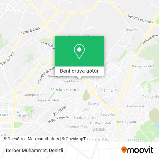Berber Muhammet harita