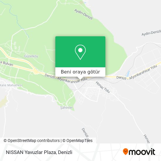 NISSAN Yavuzlar Plaza harita
