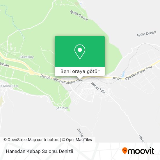 Hanedan Kebap Salonu harita
