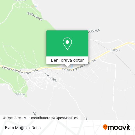 Evita Mağaza harita