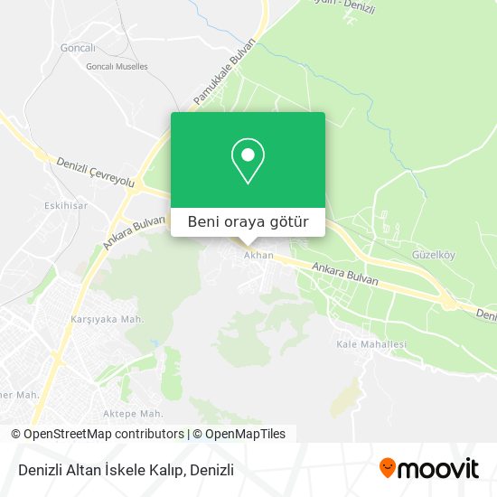 Denizli Altan İskele Kalıp harita