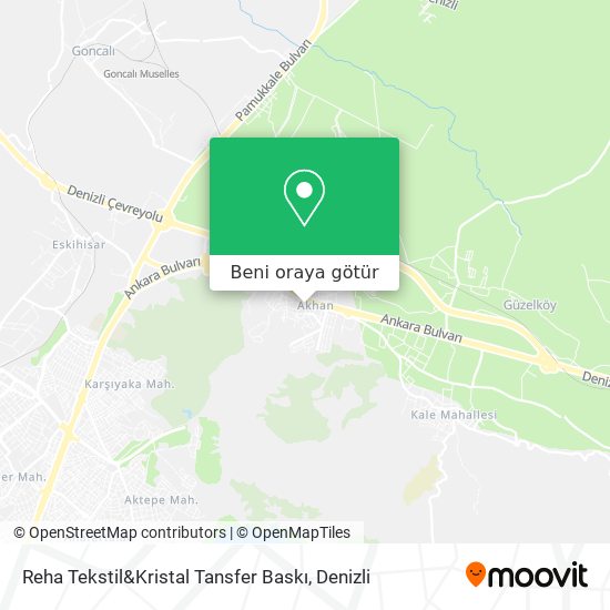 Reha Tekstil&Kristal Tansfer Baskı harita