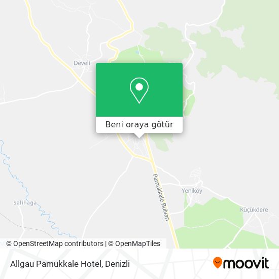 Allgau Pamukkale Hotel harita
