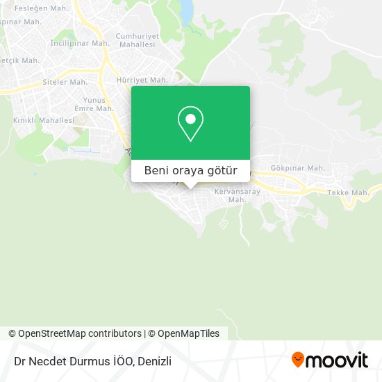 Dr Necdet Durmus İÖO harita