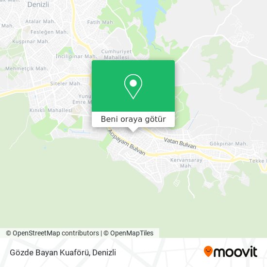 Gözde Bayan Kuaförü harita