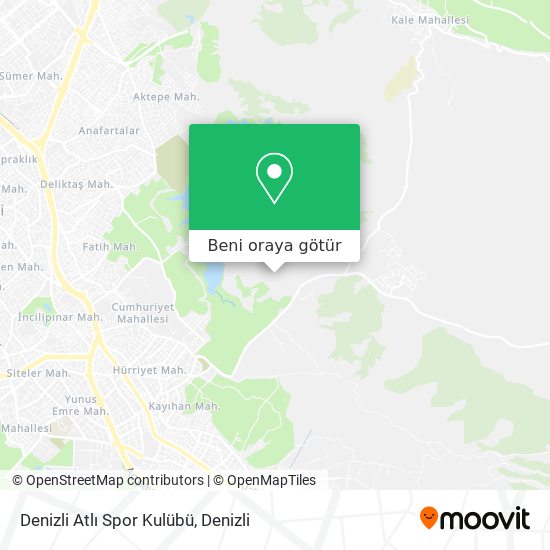 Denizli Atlı Spor Kulübü harita