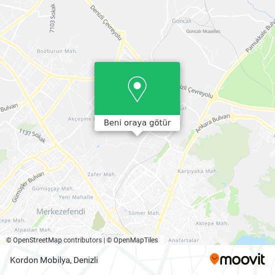 Kordon Mobilya harita