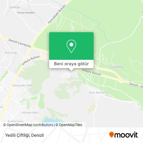 Yedili Çiftliği harita