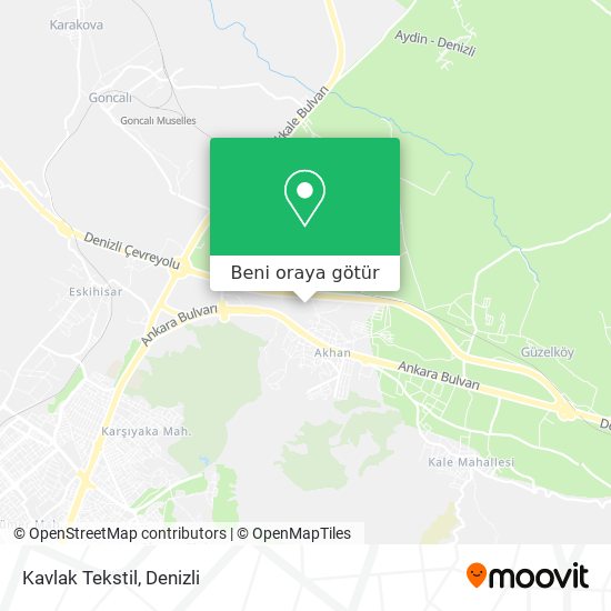 Kavlak Tekstil harita