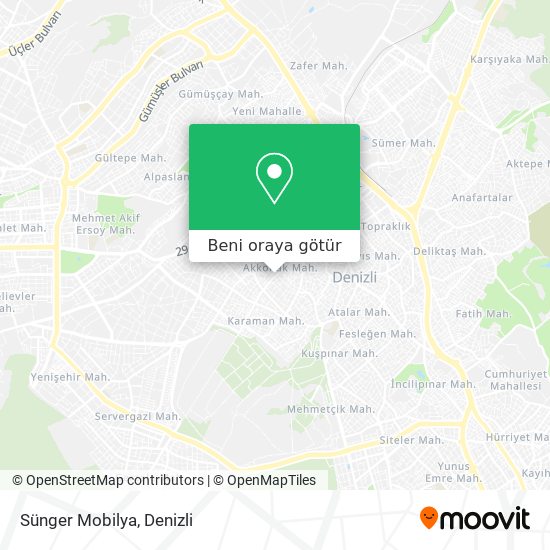 Sünger Mobilya harita