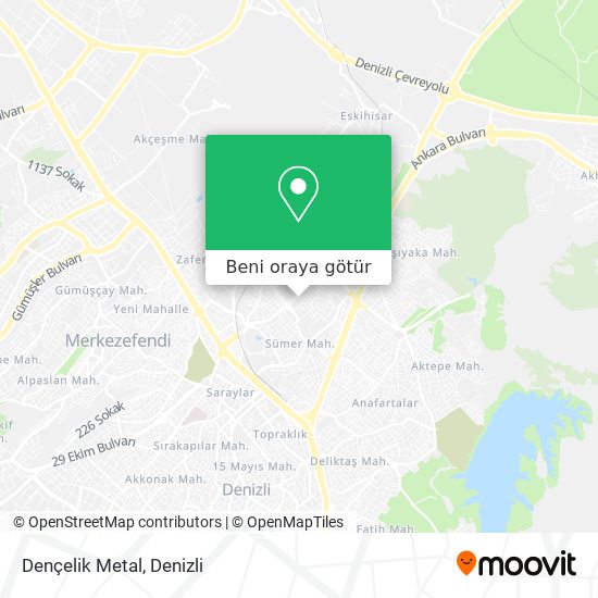 Dençelik Metal harita