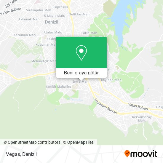 Vegas harita