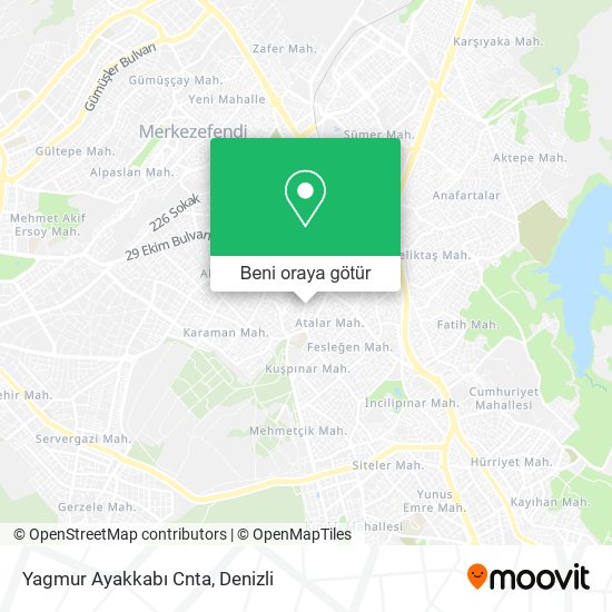 Yagmur Ayakkabı Cnta harita