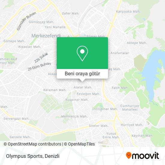 Olympus Sports harita