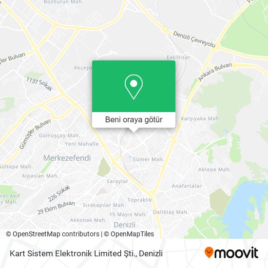 Kart Sistem Elektronik Limited Şti. harita