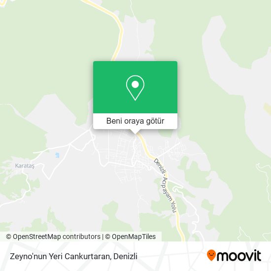 Zeyno'nun Yeri Cankurtaran harita