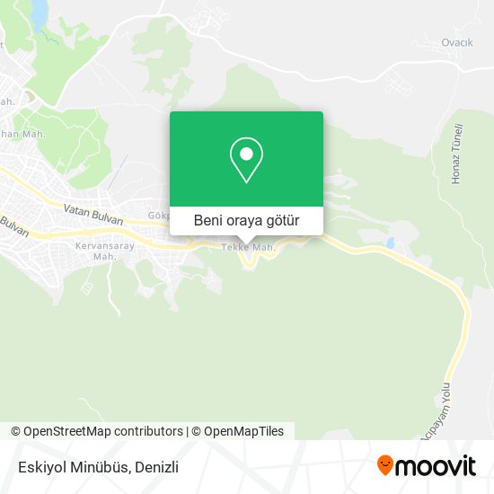 Eskiyol Minübüs harita