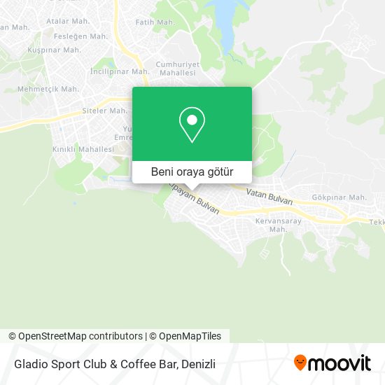Gladio Sport Club & Coffee Bar harita