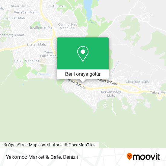 Yakomoz Market & Cafe harita