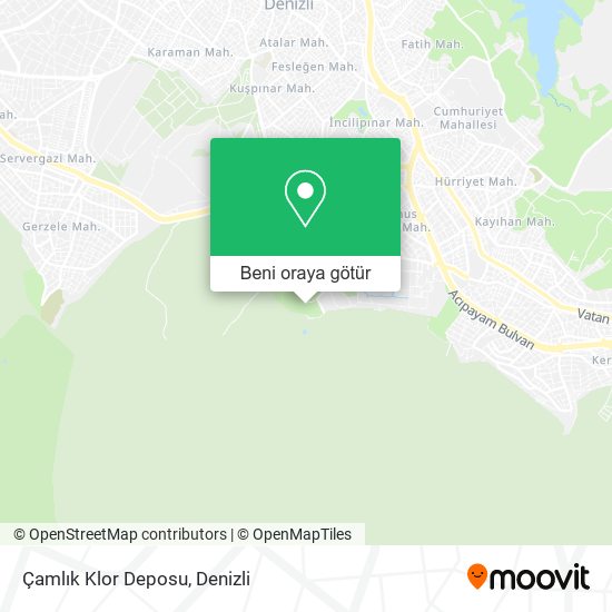 Çamlık Klor Deposu harita
