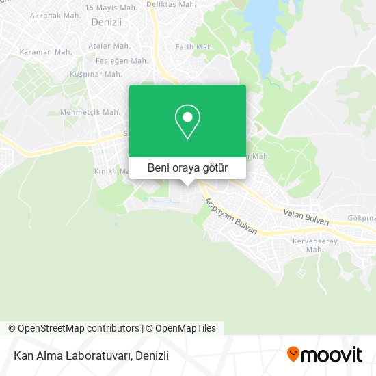 Kan Alma Laboratuvarı harita