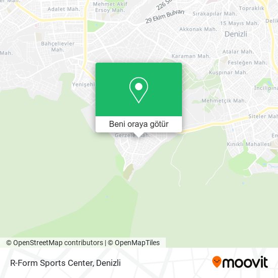 R-Form Sports Center harita