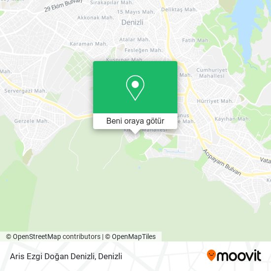 Aris Ezgi Doğan Denizli harita