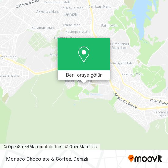 Monaco Chocolate & Coffee harita