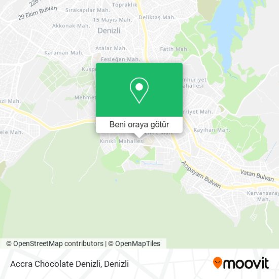 Accra Chocolate Denizli harita