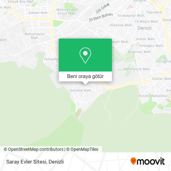 Saray Evler Sitesi harita
