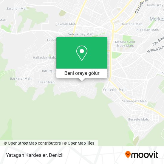 Yatagan Kardesler harita