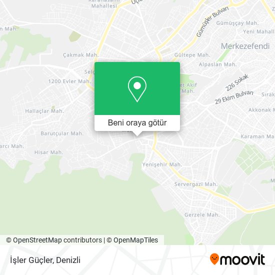İşler Güçler harita