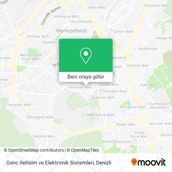 Genc Iletisim ve Elektronik Sistemleri harita