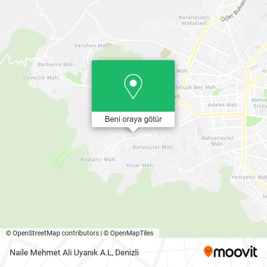 Naile Mehmet Ali Uyanık A.L harita