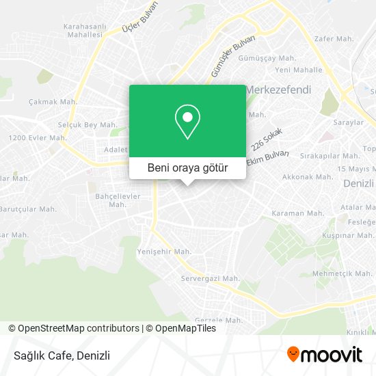Sağlık Cafe harita