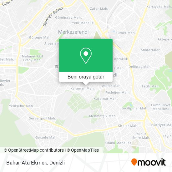 Bahar-Ata Ekmek harita