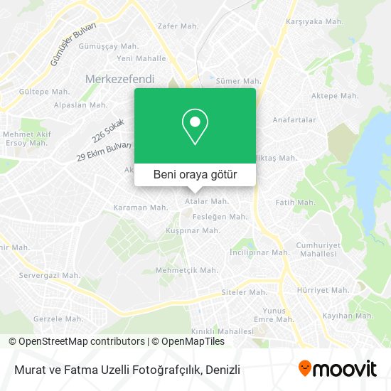 Murat ve Fatma Uzelli Fotoğrafçılık harita