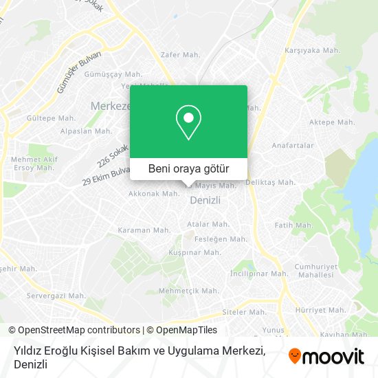 Yıldız Eroğlu Kişisel Bakım ve Uygulama Merkezi harita