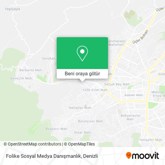 Folike Sosyal Medya Danışmanlık harita